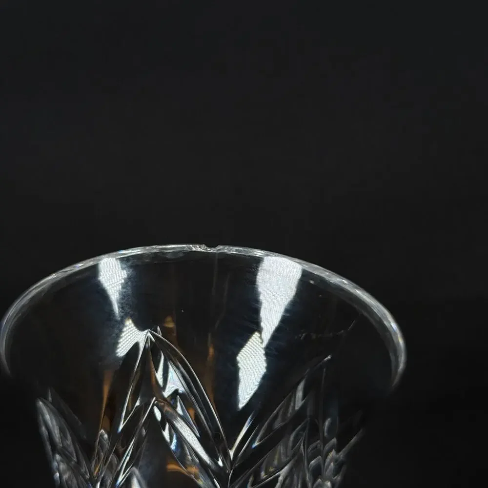 Vintage Waterford Crystal Round Vase 6
